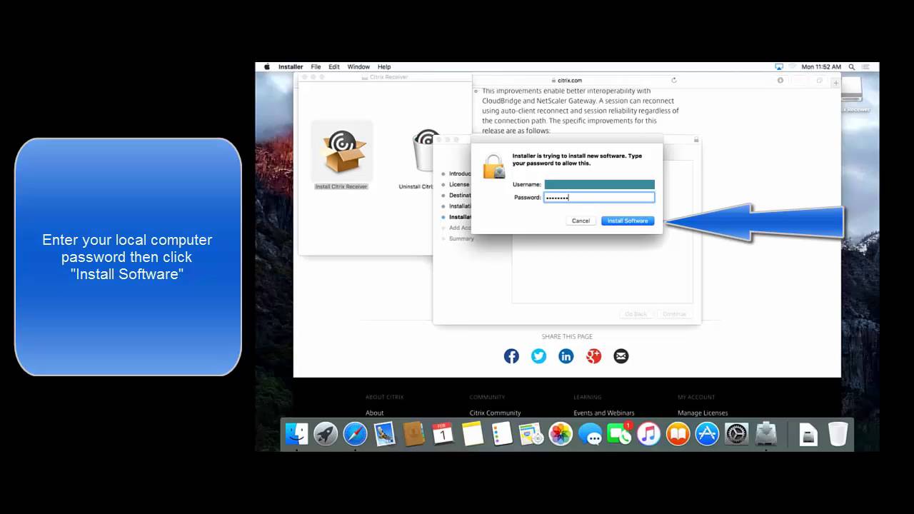 citrix receiver for mac you have not chosen to trust verisign